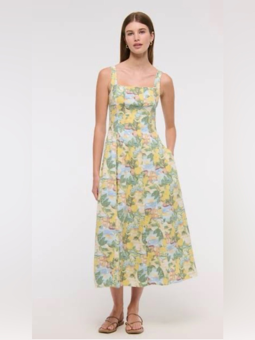 Abercrombie & Fitch Mila Stretch Midi Dress - Picture 3 of 6